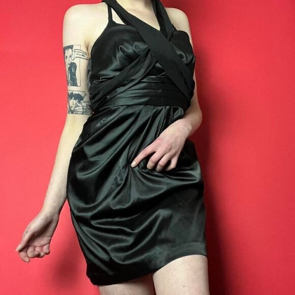 Le chateau / Vintage black strapless cocktail dress 🖤🖤​​​​​​​​​​ - Picture 4 of 5